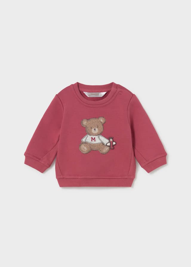 Mayoral - Teddy Bear Sweatshirt, Red
