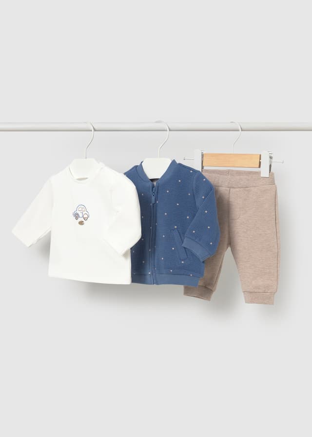 Mayoral - 3 Piece Tracksuit with T-Shirt, Blue