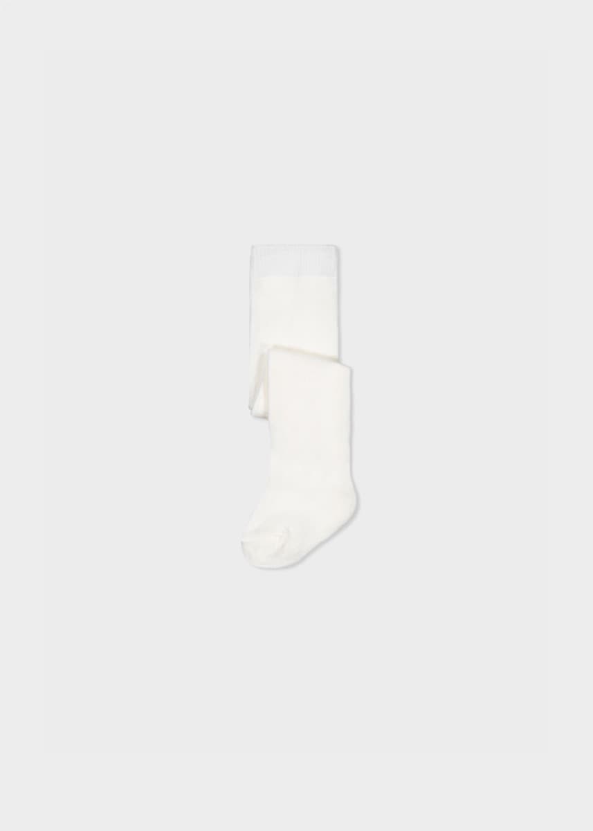 Mayoral - Baby Tights (Ecru), Cream