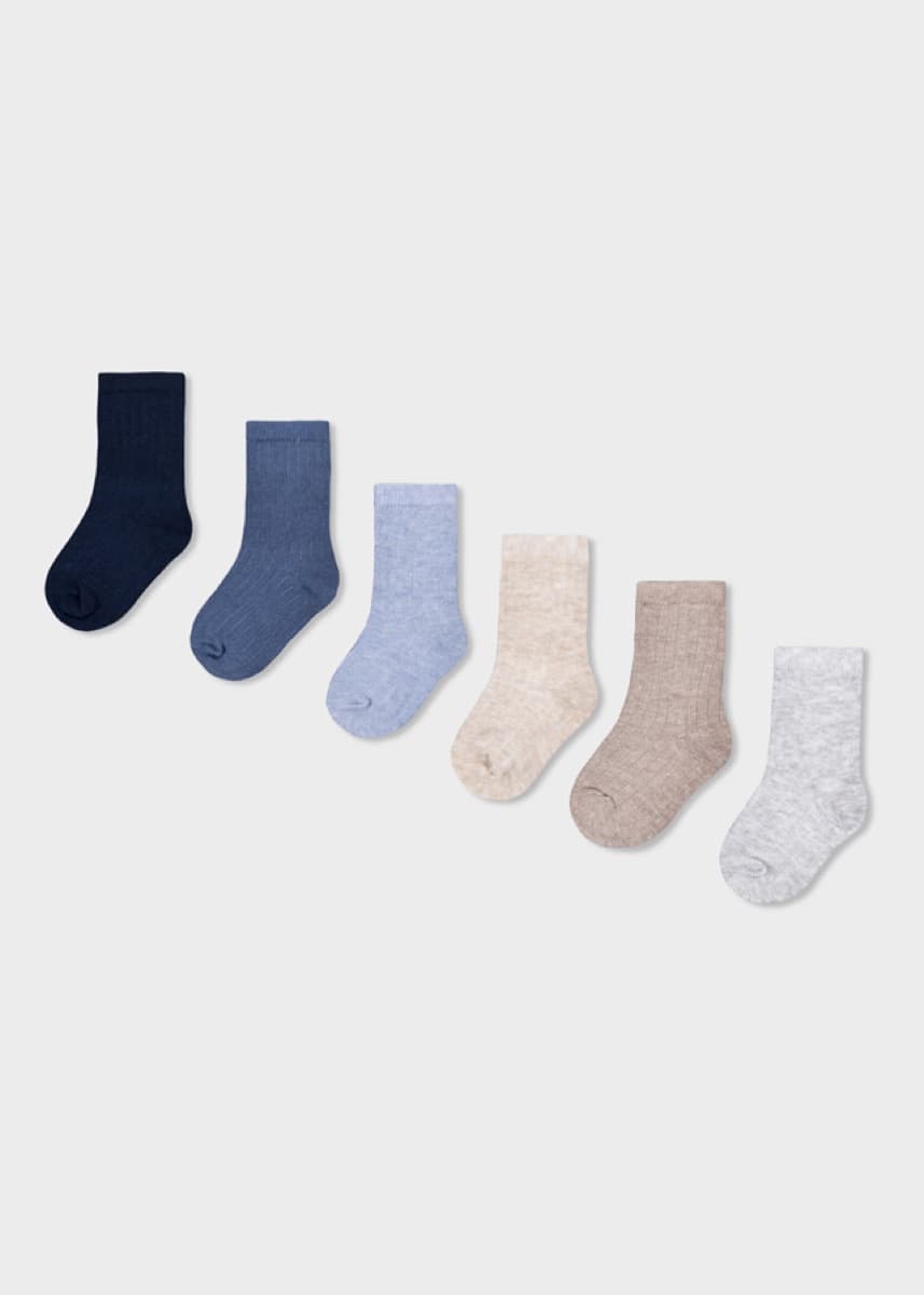 Mayoral - Set of 6 baby socks, Blue