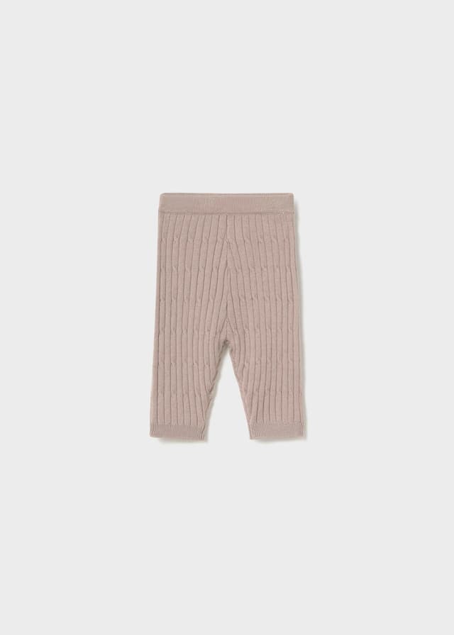 Mayoral - Ribbed Knitted Leggings, Brown