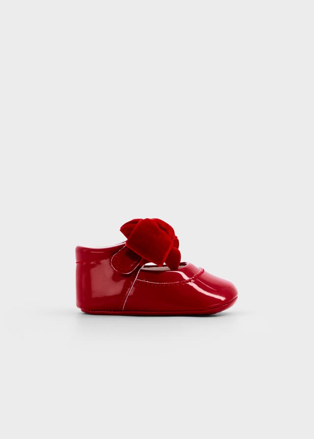 Mayoral - Bow Ballerina Shoes, Red