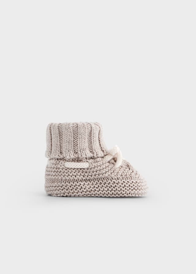 Mayoral - Knitted booties, Brown