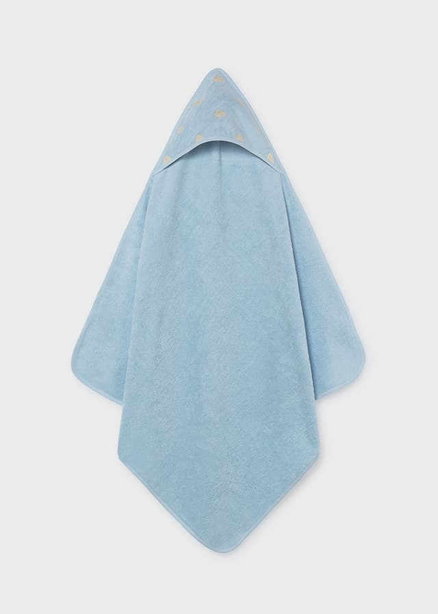 Mayoral - Baby hooded towel, Blue