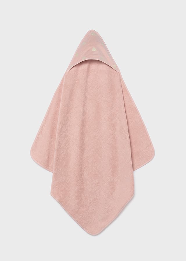 Mayoral - Baby hooded towel, Pink
